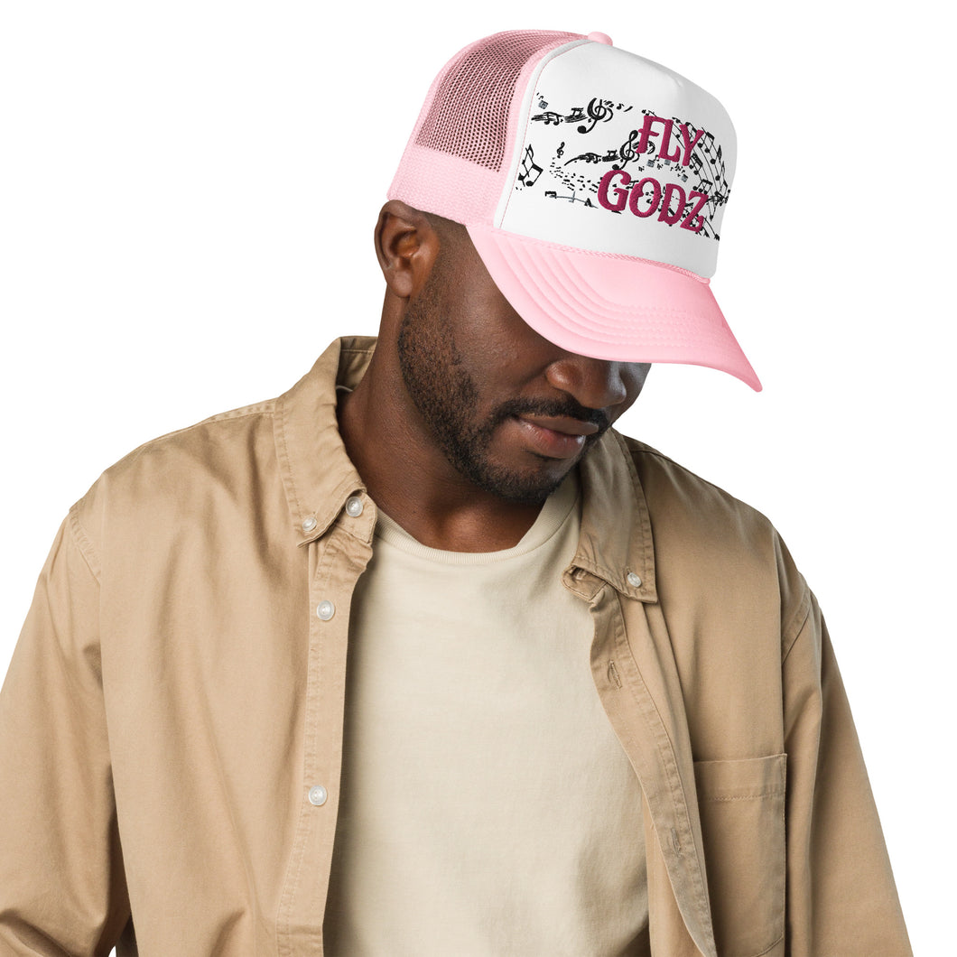 FG Pink Foam trucker hat