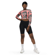 Load image into Gallery viewer, Recycled long-sleeve crop top
