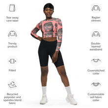 Load image into Gallery viewer, Recycled long-sleeve crop top
