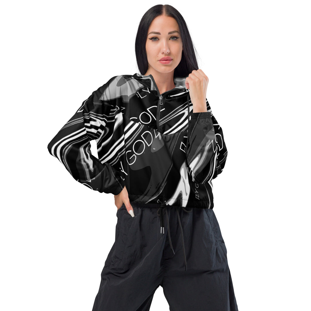 FLY GODZ cropped windbreaker